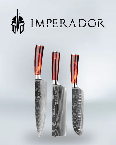 Kit 3 Facas Imperador del Fuego