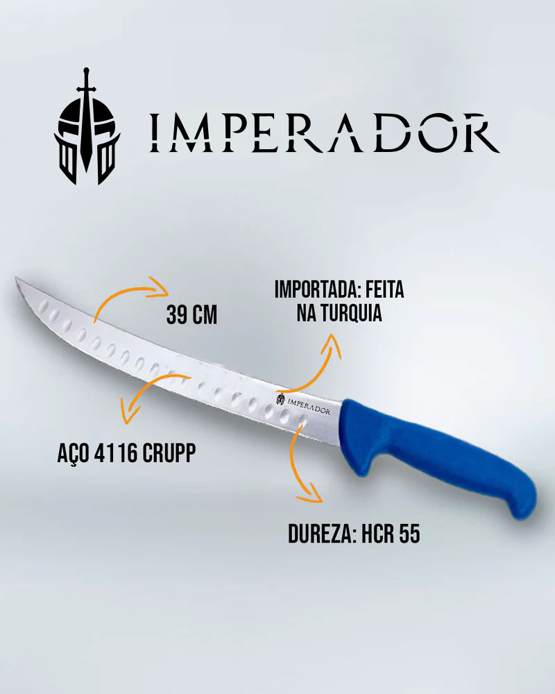 Faca Imperdor Salt + Amolador 4 em 1 Profissional