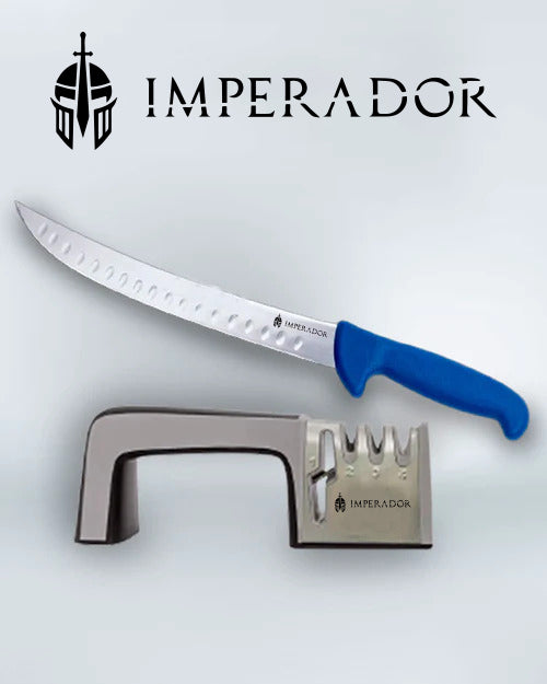 Faca Imperdor Salt + Amolador 4 em 1 Profissional