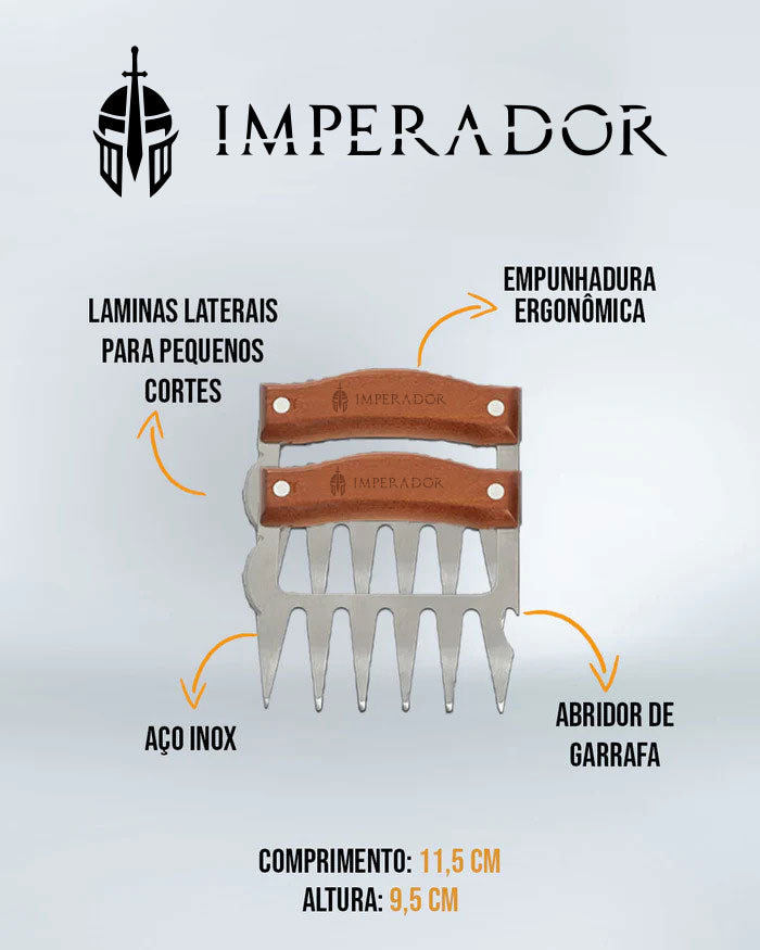 Kit Elite Imperador do Churrasco 4 Peças